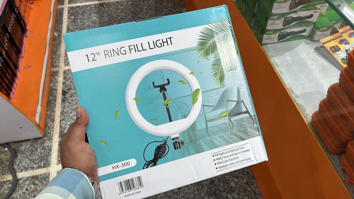 12" ring light