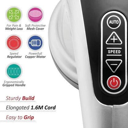 Hesley Electric Full Body Massager for Pain Relief of Back, Leg and Foot (black grey)