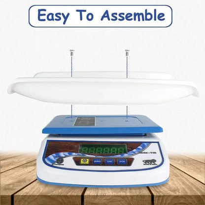 MCP Virgo Digital Baby Weighing Scale With Tray For Newborn Baby And Kitchen