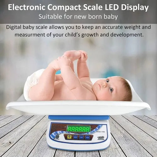 MCP Virgo Digital Baby Weighing Scale With Tray For Newborn Baby And Kitchen