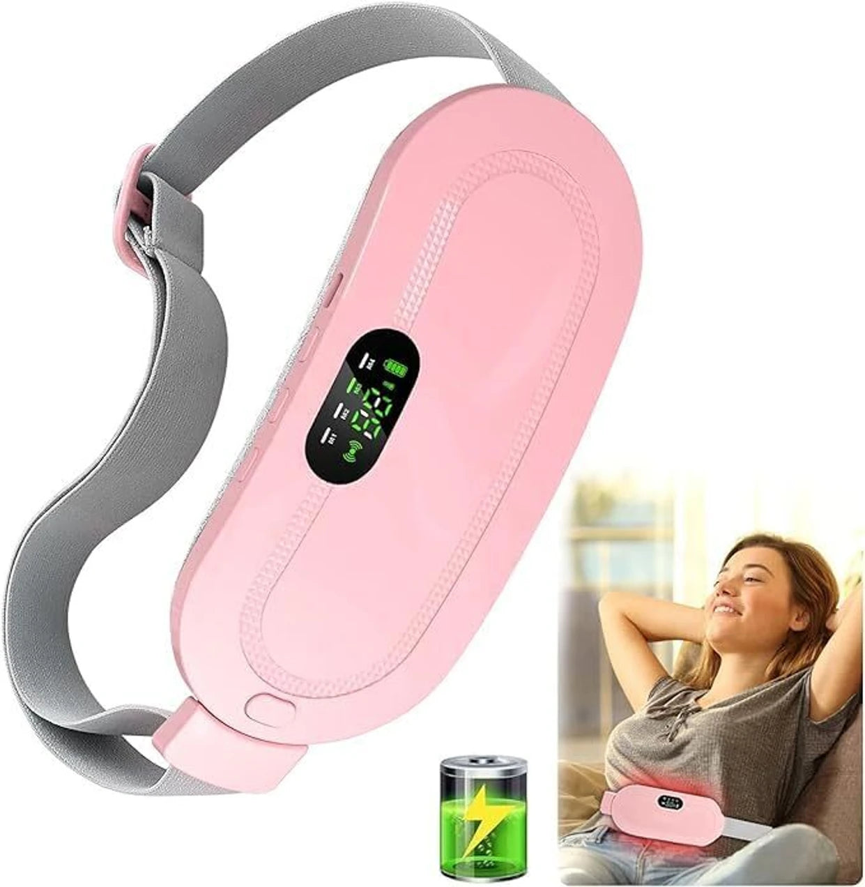 Menstrual Heating Device, Rechargeable Period Pain Relief Machine