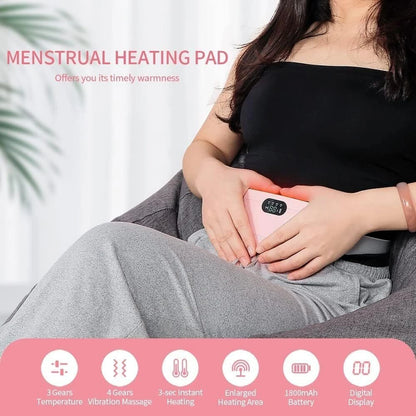 Menstrual Heating Device, Rechargeable Period Pain Relief Machine