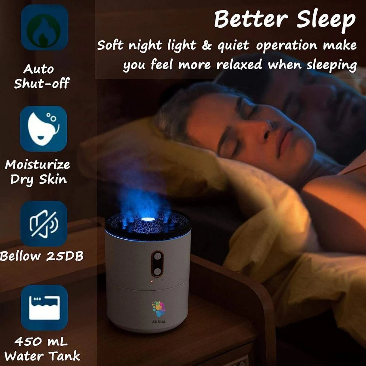 Volcano humidifier